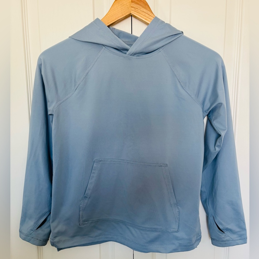 All in Motion kids Sky Blue Performance Hoodie(M)(8)